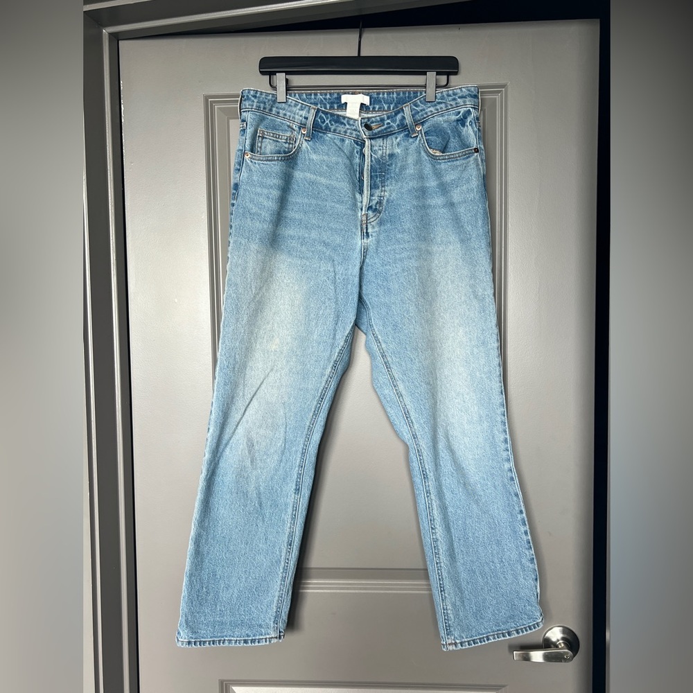 H&M Straight High Ankle Jeans - size 12